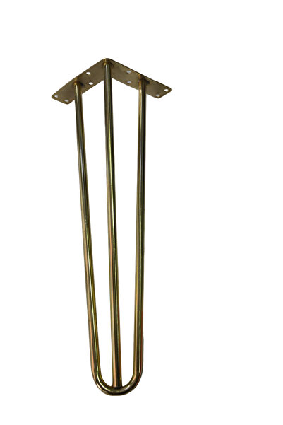 BafArt 40 εκ. Μεταλλικό πόδι άξονα χρυσό χρώμα 4 τεμάχια