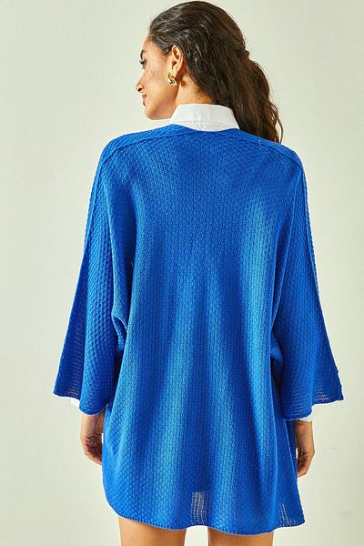 ALCHON Cardigan de sezon, cu decolteu în V, cu mâneci largi, tricotaje de sezon