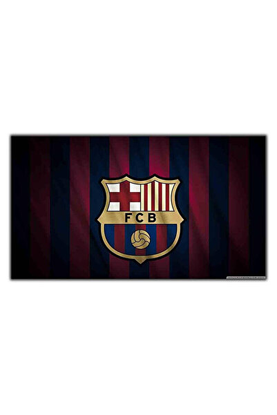 tablodekor BARSELONA FUTBOL TAKIMI BAYRAĞI KANVAS TABLO