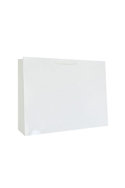 Kikajoy White Cardboard Bag 42x38x12 10pcs