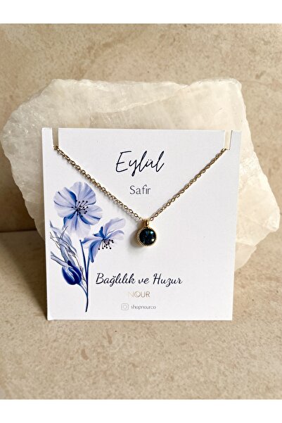 Nour Co قلادة بحروف شهر ميلاد سبتمبر