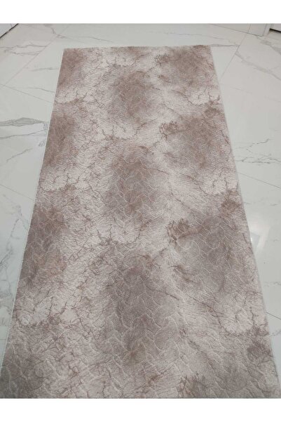 Merinos MERİNOS Kaymaz Taban Keçeli Oda Salon Koridor Mutfak Halı Yolluk KREM