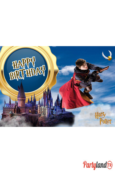 PartylandTR Harry Potter 33*48 cm Doğum Günü Karton Poster