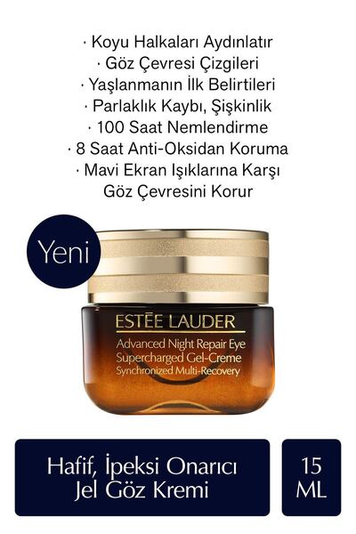 Estee Lauder Yaşlanma Ve İnce Çizgi Karşıtı Advanced Night Repair Jel Göz Kre...