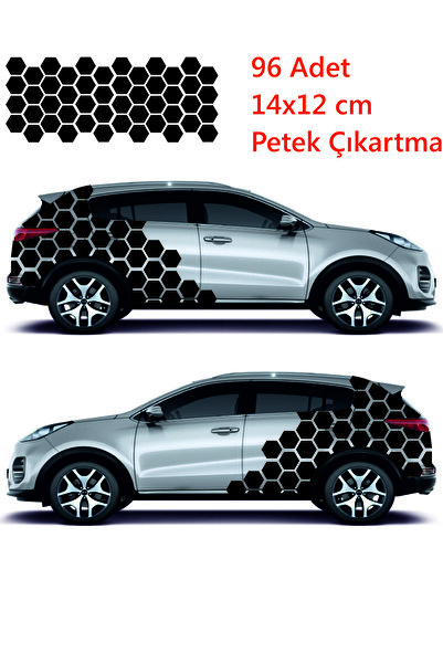 Lina Reklam Petek sticker, Araba Petek Sticker, Araba Kaplama Sticker, Petek ...