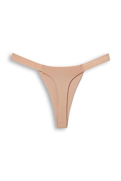 HNX Interlock Laser Cut Honeycomb Rubber Ghost Women's Thong Panties