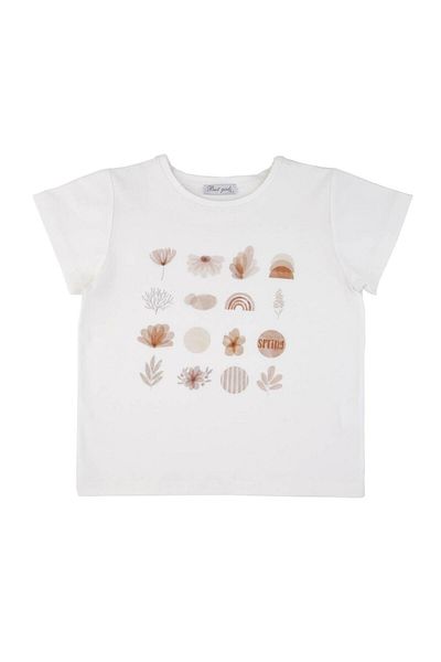 best kids Girl's Ecru Printed Blouse