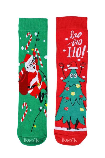 İkonik Socks Комплект от 2 коледни чорапи