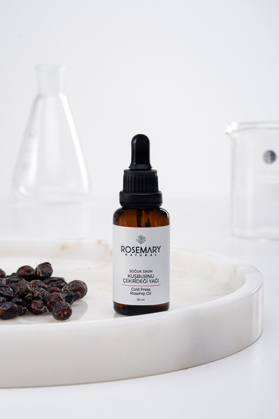Rosemary Natural 30 مل زيت بذور ثمر الورد المعصور على البارد