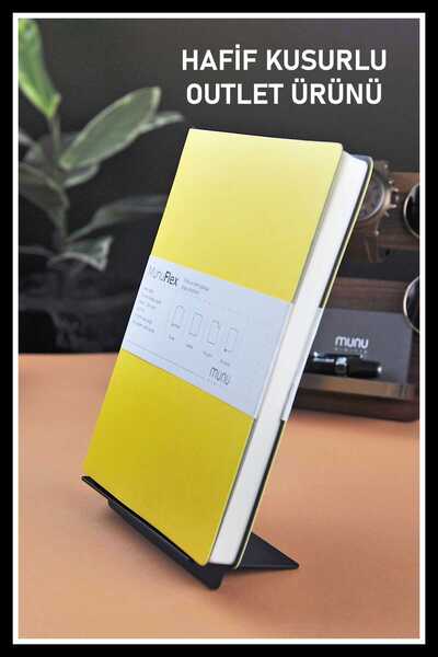 Munu Note MunuFlex–Hafif Kusurlu A5 ÇİZGİSİZ- 110 gr. Ivory Kağıt – Esnek Kap...