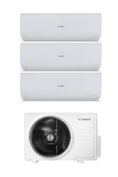 Bosch Multi Split Inverter Klima 42000 Btu 1 Dış + 3 Iç Ünite (12000+18000+24000 Btu)