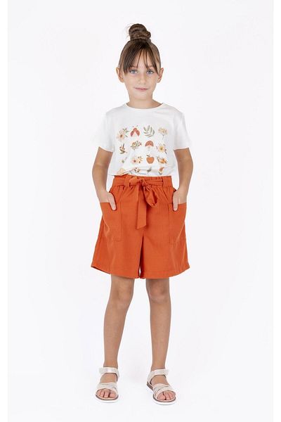best kids Girl's Tile Patch Pocket Shorts