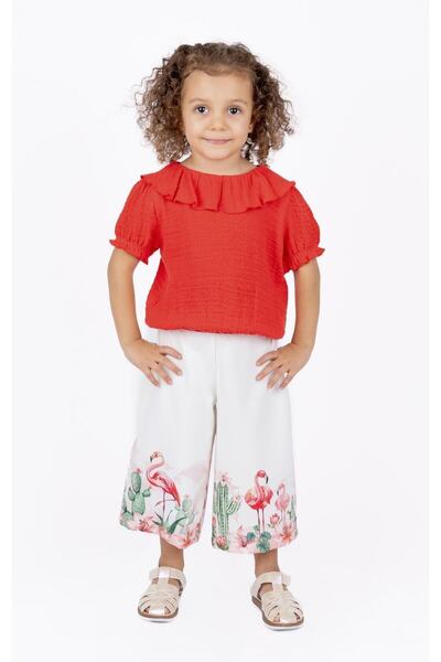 best kids Дівчачі штани з принтом фламінго