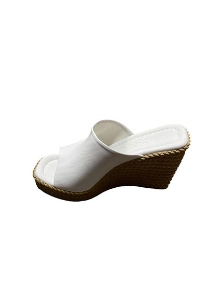 güven kundura Women's Wedge Heel Slippers