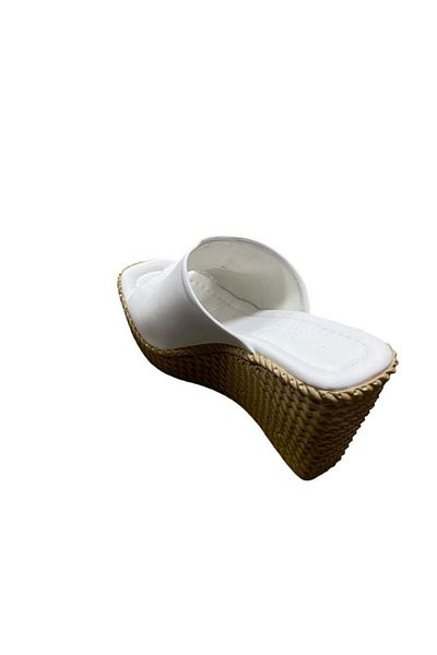 güven kundura Women's Wedge Heel Slippers