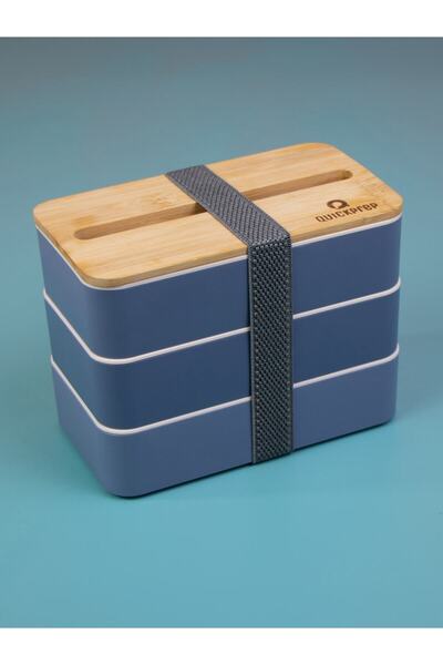 QUİCKPREP Gray Lunch Box - Meal Box