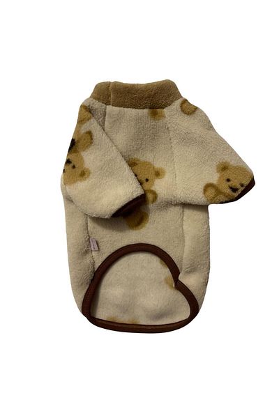 GedyCo Bear Premium Plush Small Breed Dog Sweatshirt (suitable for dogs from 2 kg to 8 kg)