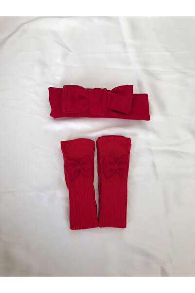 nisbutik aksesuar Ribbon Socks Bandana Set, bandana socks set