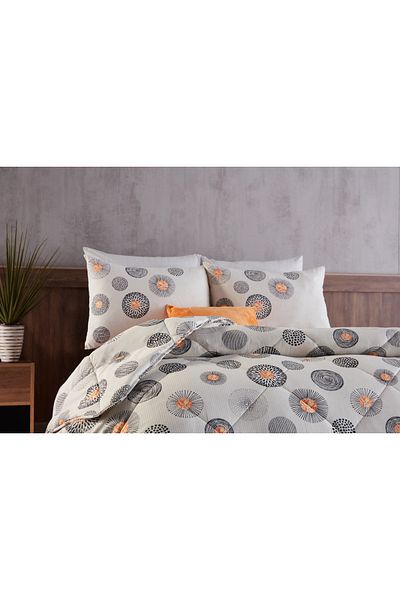 Doqu Home Σετ ύπνου από βαμβάκι Polycotton Cosmos Single - Γκρι