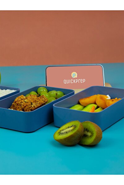 QUİCKPREP Gri Yemek Kabı Lunch - Meal Box