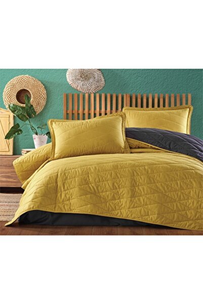 Clasy Double Bedspread Lorna V3 Yellow