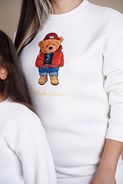 EYLÜL ELİF BUTİK Anne Kız Sweatshirt Elbise Anne Ve Çocuk Ayrı Satılmaktadır