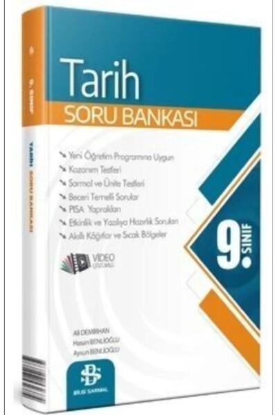 Bilgi Sarmal Yayınları 9. Sınıf Tarih Soru Bankası Bilgi Sarmal Lise (kitapsenin'e Özel Güncel Baskıdır)