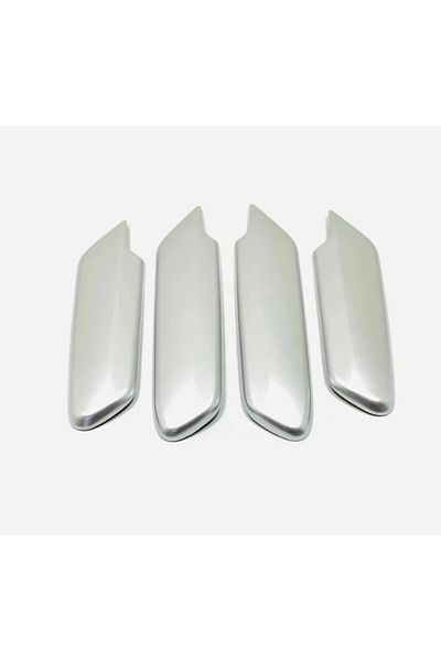ARDSU Armrest Glass Button Side Trim Cover Compatible with Honda Civic 2022 2023 2024 (SILVER METALLIC COLOR)