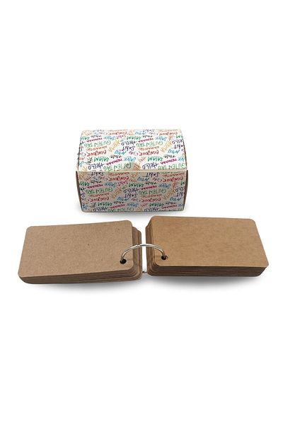 Copyder Kraft Note Label Note Cards 50 Sheets Boxed