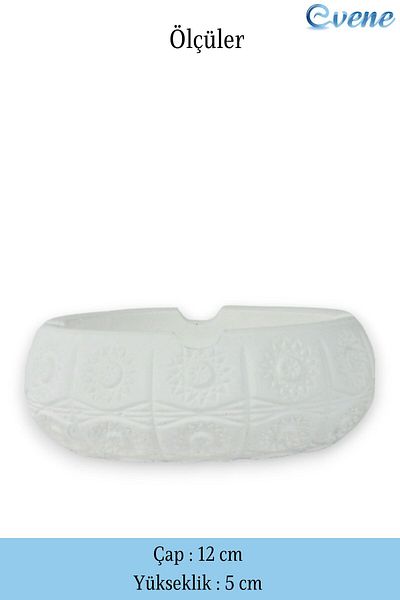 Evene Ashtray White Ash Tray Decorative Ashtray Model 4