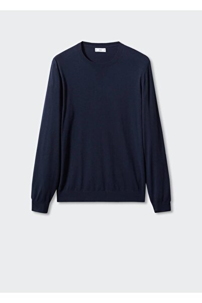 MANGO Man Тонкий светр з модальної та шовкової тканини