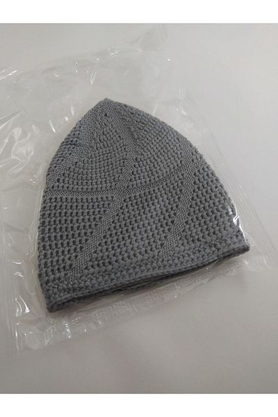 kadir gümüş mekke medine pazarı Hand Knitted Soft Skullcap