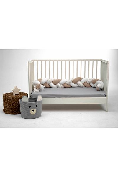 Messido 180 Cm 3-Piece Knit Protection / Crib Mattress Protector