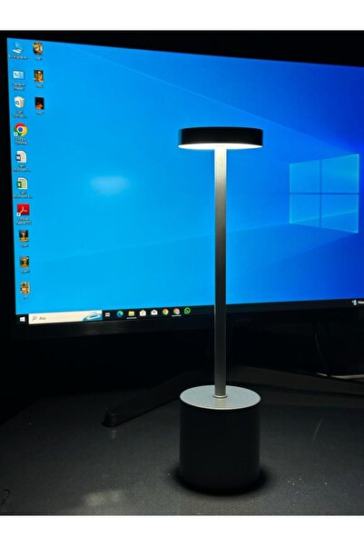 SCARPİON Scarpion Şarjlı Masa Lambası Dimmerli Dekoratif Abajur Dokunmatik Su...