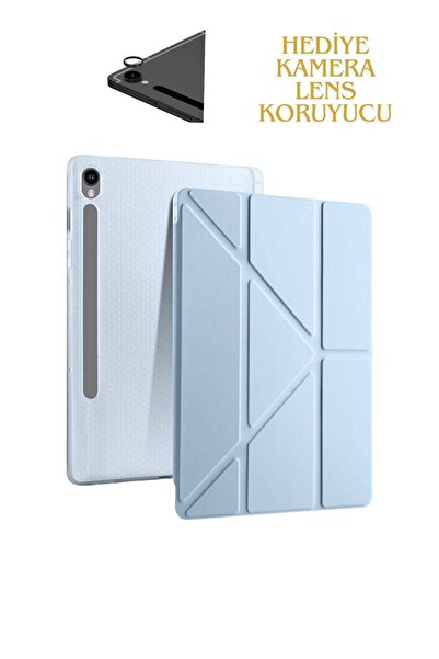 Fogy Galaxy Tab S10 Lite/S10 Fe/S9 Fe Uyumlu Kılıf Tri Folding Kalem Bölmeli ...