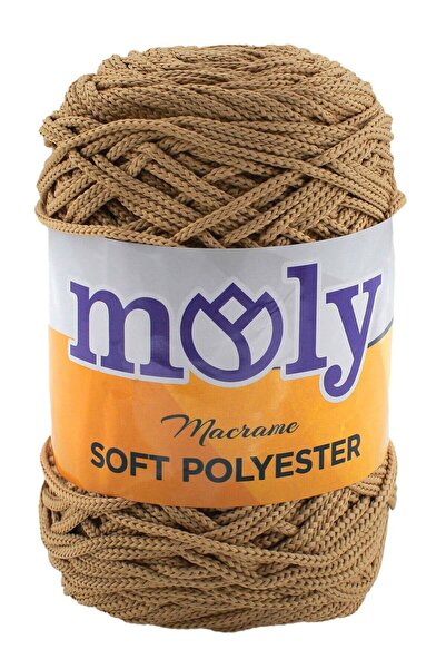 Moly Soft Polyester Makrome 250gr Sütlü Kahve |1221|