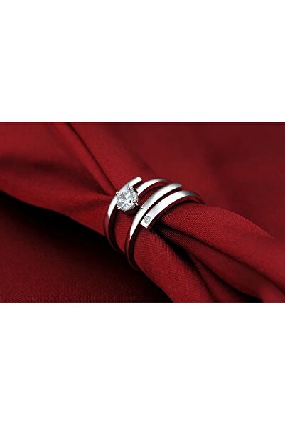 LadyBug Store Modern Tasarım Bakır Çift Sevgili Yüzüğü