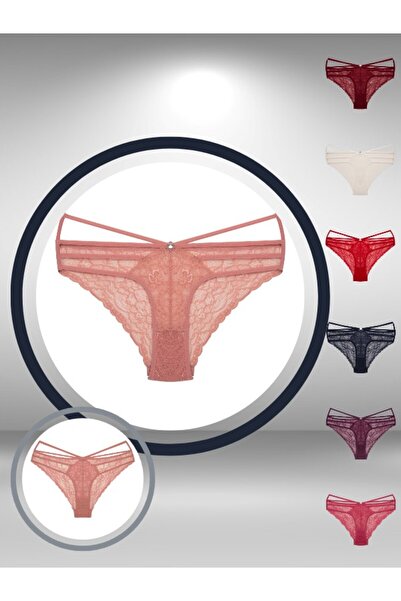 ŞahTan سراويل نسائية سهلة الارتداء - تصميم برباط من الدانتيل