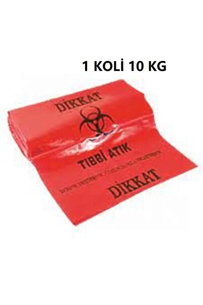 EFTAPLAST Tıbbi Atık Çöp Torbası (BATTAL BOY-DÖKME POŞET 10 KG)
