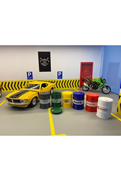 FMK HOBBY 1:24 Ölçek Diecast Model Uyumlu 6 Lı Varil Set