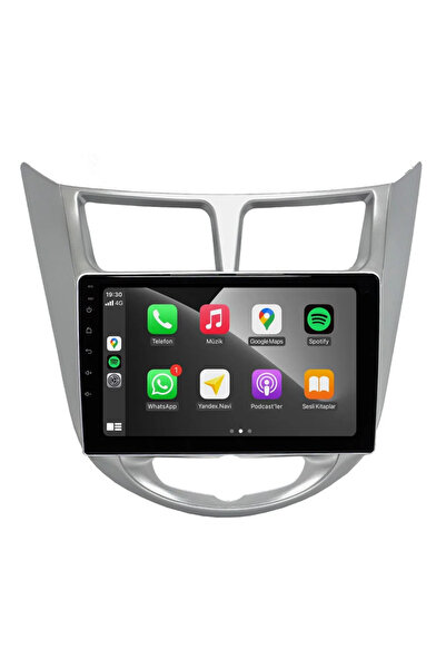 EXVOL Hyundai Accent Blue Multimedya Carplay 9 Inc Hd Ips Ekran 2gb/32gb Android 12 Kamera Hediyeli