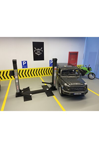 FMK HOBBY 1:24 Ölçek Hareketli Lift (Siyah)