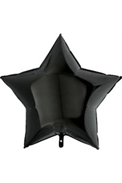 PapatyamPartiEvi بالون ستار بلاك ستار فوليو 45 سم 1 قطعة