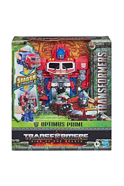 Hasbro Transformers Rise of The Beasts Smash Changers Figür F3900 - Optimus Prime