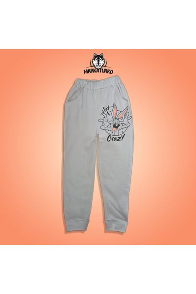 MarkaTurko Stay Crazy Printed Unisex Παιδική φόρμα από βαμβακερή ειδική σχεδίαση 606-b87