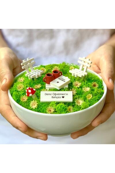 Paspasın Bahçeleri Kişiye Özel Avukata Hediye Teraryum - Güneşli Bahçe