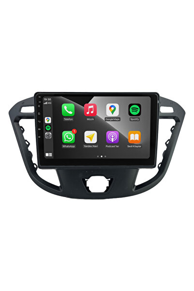EXVOL Ford Transit Custom 2012-2018 Android Multimedya Carplay 9 Inc Hd Ips E...