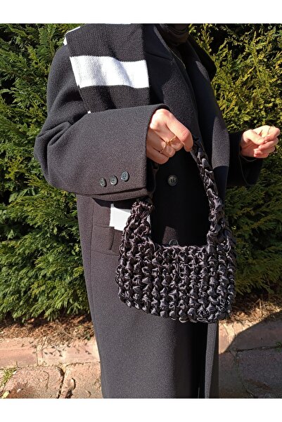 BEYBACO ÖZEL KOLEKSİYON ÇITÇITLI ÖRME EL ÇANTASI