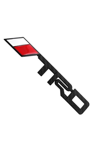 idealaksesuar تويوتا TRD حروف لحاجز الأمتعة حروف أسود اللون معدن ثلاثي الأبعا...