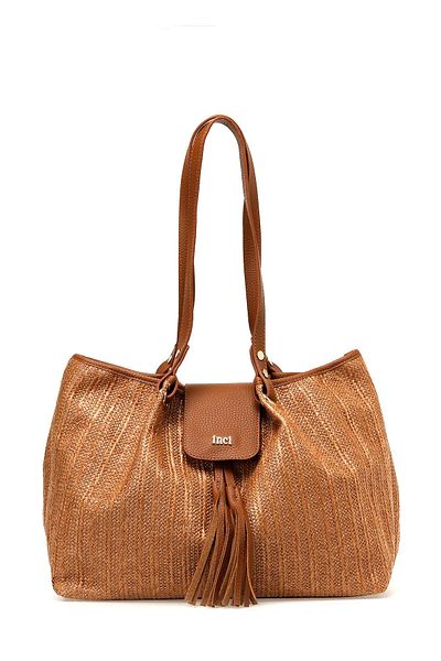 İnci INCI HERA 4FX Tan Women's Shoulder Bag
